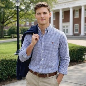 Ralph Lauren Preppy Cotton Button Shirt